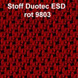 Stoff Duotec ESD rot 9803