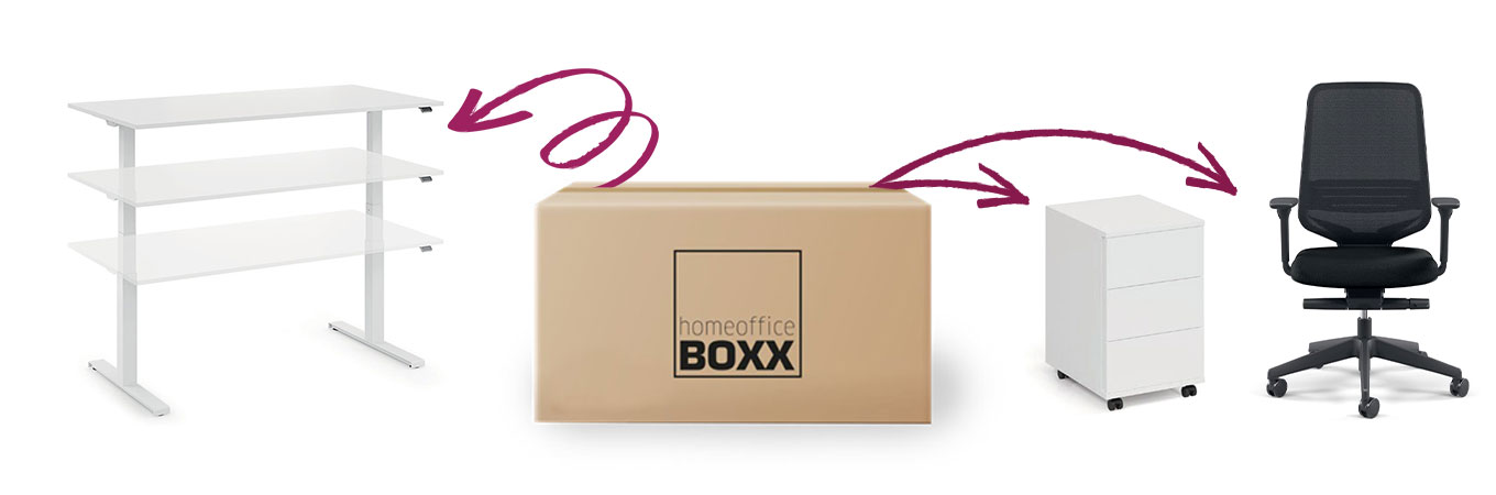 fm Büromöbel Homeoffice BOXX