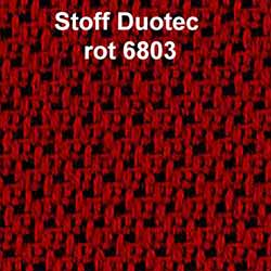 Stoff Duotec rot