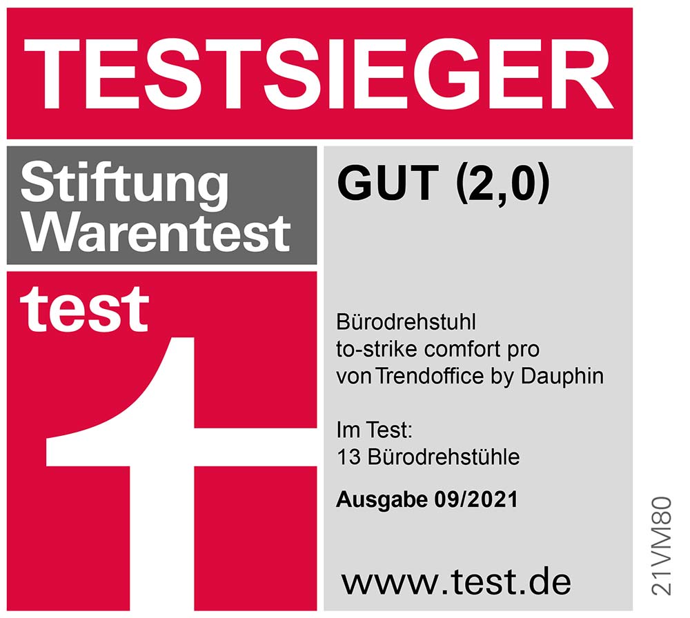 Testsieger Stiftung Warentest Dauphin to strike comfort pro