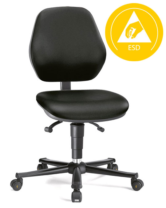 Bimos ESD Basic 2 9151E Stuhl mit Permanentkontakt-Rückenlehne