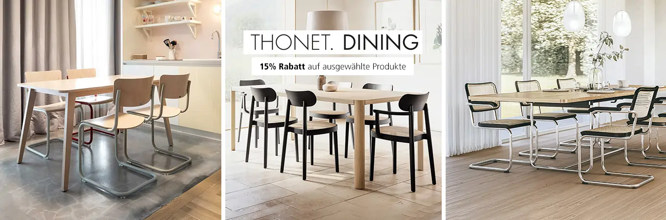 Thonet Dining Aktion für Esszimmerstühle