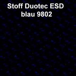 Stoff Duotec ESD blau 9802