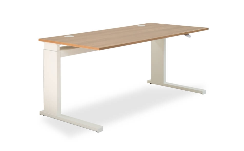 Leuwico iMOVE-S Steh-Sitz-Schreibtisch rechteckig