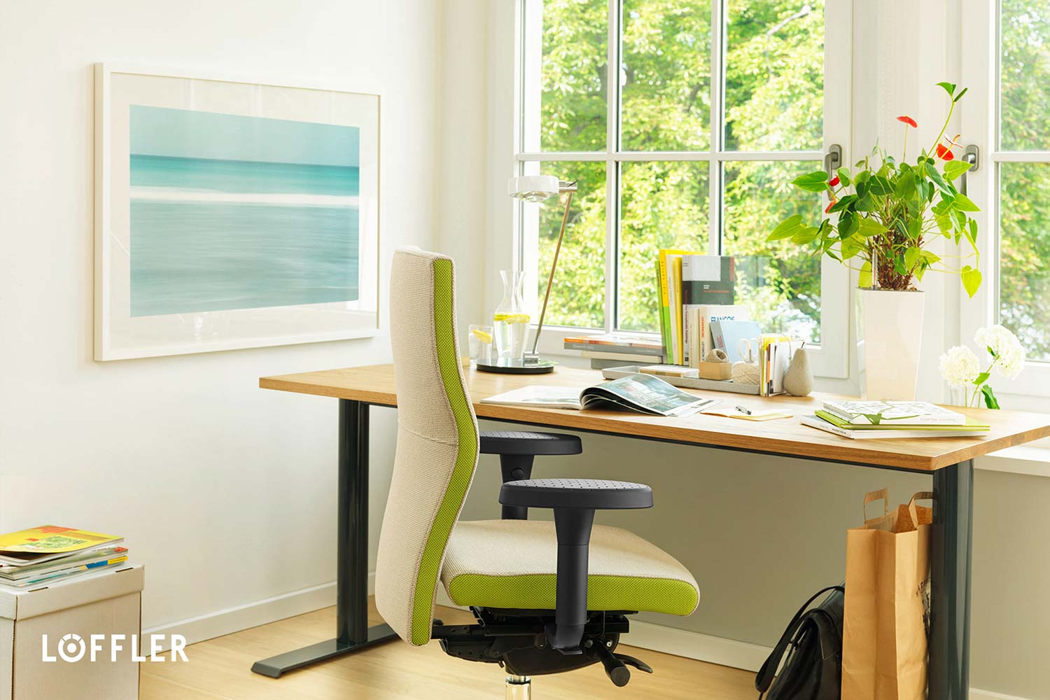 Löffler Lezgo - ergonomischer Bürostuhl mit 3D-Sitzmechanik ERGO TOP