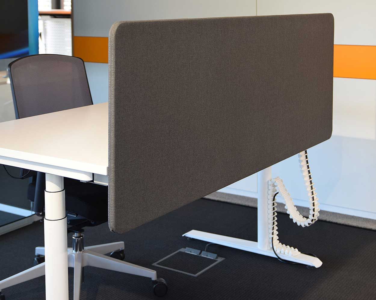 fm Büromöbel Schallschutz Tischtrennwand