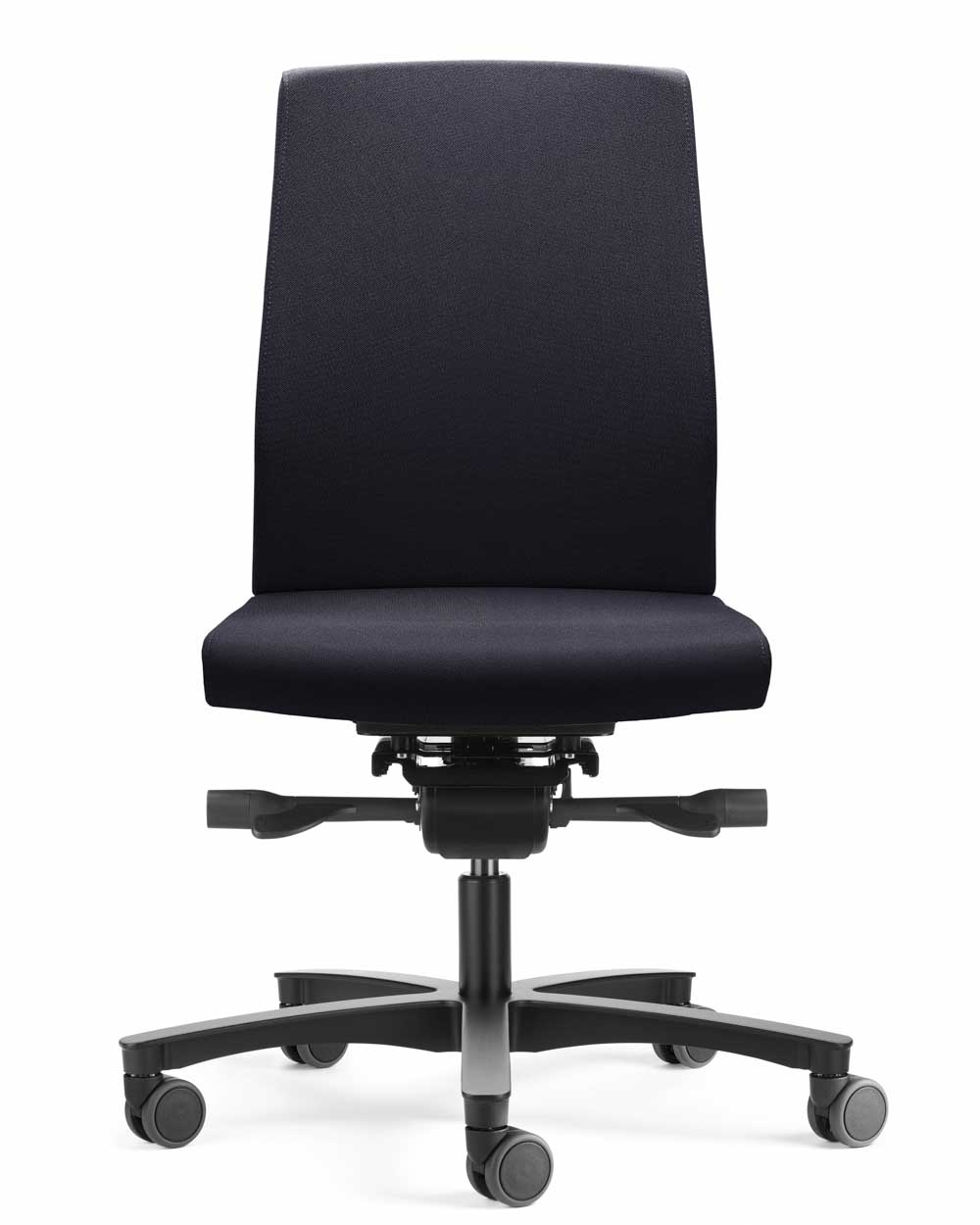 Löffler Figo (FG 19) Bürodrehstuhl, schwarz, mit Armlehnen